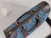 Gucci Duffle Blue Bag - 44×30×17 cm - 5