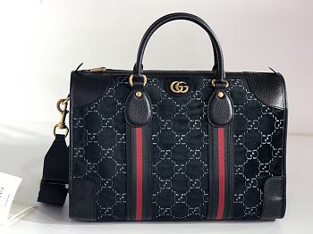 Gucci Duffle Black Bag - 44×30×17 cm