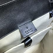 Gucci Embossed Black Backpack - 34×41×12cm - 3