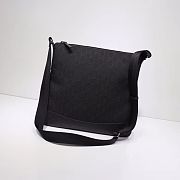 Gucci Black Canvas Shoulder Bag - 34×29×2cm - 2