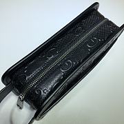 Gucci Black Embossed Cosmetic Case - 22×14×7cm - 5