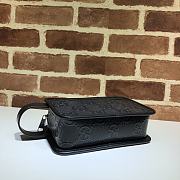 Gucci Black Embossed Cosmetic Case - 22×14×7cm - 4