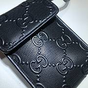 Gucci Black Embossed Mini Bag - 11.5×18×3.5cm - 5