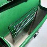 Gucci Green Embossed Mini Bag - 11.4×18×3.5cm - 5