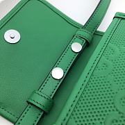 Gucci Green Embossed Mini Bag - 11.4×18×3.5cm - 3