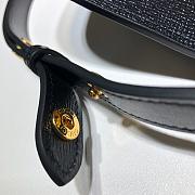 Gucci Sylvie 1969 Black Small Shoulder Bag - 25×17.5×9cm - 2