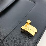 Gucci Sylvie 1969 Black Small Shoulder Bag - 25×17.5×9cm - 3