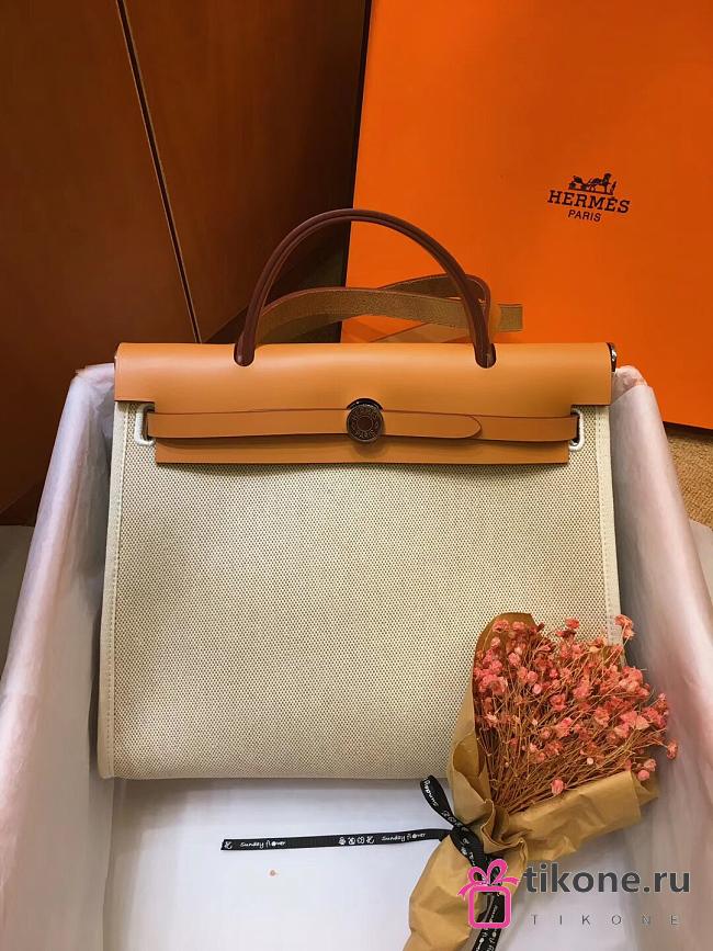 HERMES HERBAG 31CM ALL HANDMADE 01 - 1