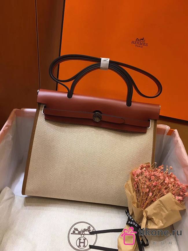 HERMES HERBAG 31CM ALL HANDMADE 02 - 1