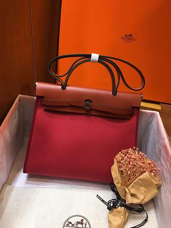 HERMES HERBAG 31CM ALL HANDMADE 06