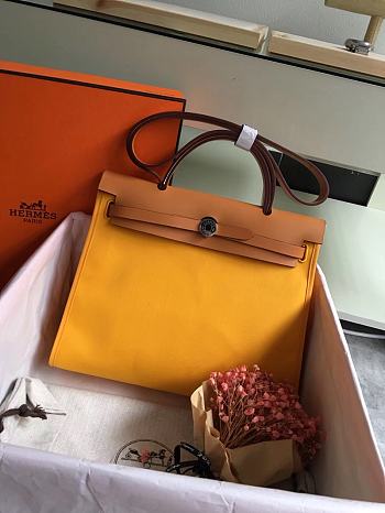 HERMES HERBAG 31CM ALL HANDMADE 08