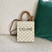 CELINE MINI VERTICAL CABAS IN TRIOMPHE 01 - 1