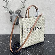 CELINE MINI VERTICAL CABAS IN TRIOMPHE 02 - 2