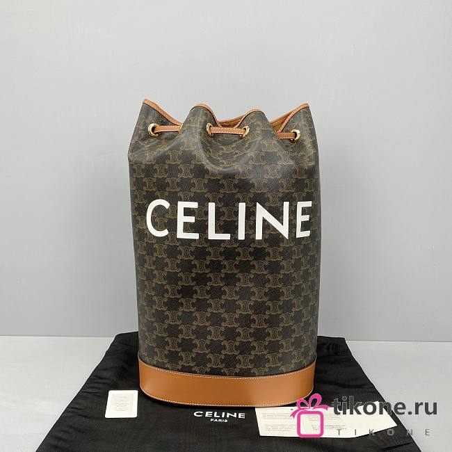 CELINE MEDIUM SAILOR BAG IN TRIOMPHE CANVAS - 1