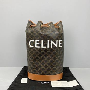 CELINE MEDIUM SAILOR BAG IN TRIOMPHE CANVAS