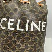 CELINE MEDIUM SAILOR BAG IN TRIOMPHE CANVAS - 3