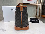 CELINE MEDIUM BUCKET IN TRIOMPHE CANVAS 02 - 5