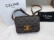 CELINE NANO TRIOMPHE BAG IN TRIOMPHE CANVAS - 1