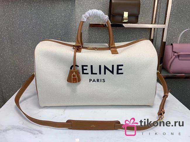  CELINE LARGE VOYAGE BAG IN TRIOMPHE CANVAS 02 - 1