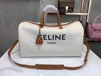  CELINE LARGE VOYAGE BAG IN TRIOMPHE CANVAS 02