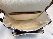 Celine Medium Folco Bag In Triomphe Canvas  - 3