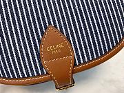 CELINE MEDIUM FOLCO BAG IN TRIOMPHE CANVAS 02 - 2