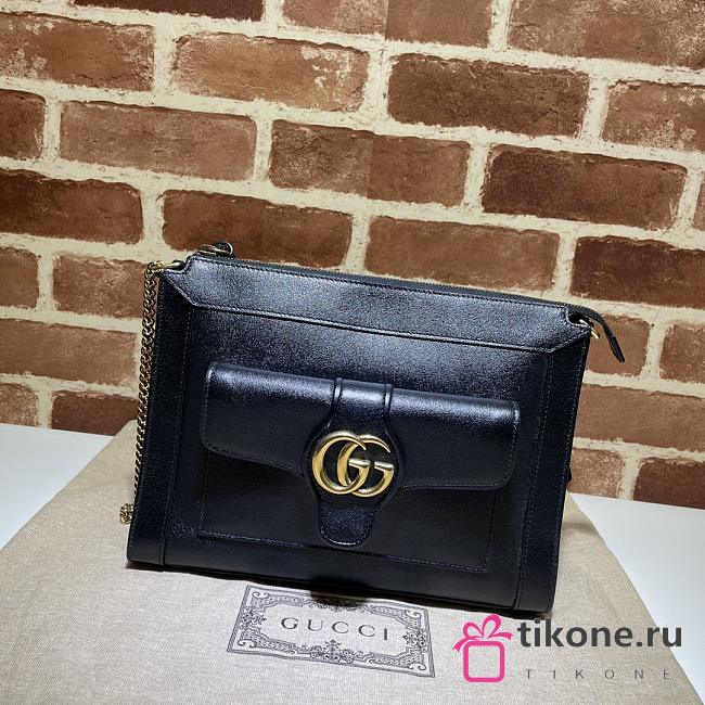 GUCCI SMALL SHOULDER BAG WITH DOUBLE G 01 - 1