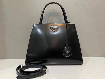 Prada Black Leather Handbag - 31×23×14 cm