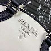 Prada White Bowling Bag - 27×17×8 cm - 2