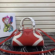 Prada Bowling Red Bag - 27×17×8 cm - 1