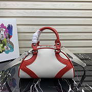 Prada Bowling Red Bag - 27×17×8 cm - 4