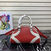 Prada Bowling Red Bag - 27×17×8 cm - 2