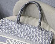 Dior Light Grey Book Tote 36cm - 3