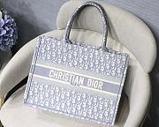 Dior Light Grey Book Tote 36cm - 1