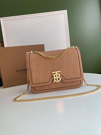 BURBERRY MEDIUM QUILTED MONOGRAM LAMBSKIN TB BAG 02