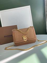 BURBERRY SMALL QUILTED MONOGRAM LAMBSKIN TB BAG 03 - 1