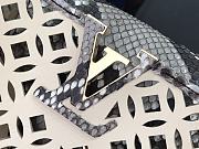 Louis Vuitton Hallow Pattern Leather Bag 27cm - 3