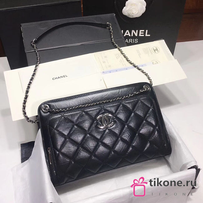 Chanel Medium Black Handbag - 28×18.5×7.5cm - 1