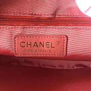 Chanel Pink  Leather Handbag 20cm - 2