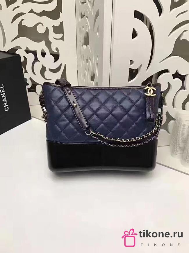 Chanel Gabrielle Blue Handbag - 28×21×9cm - 1