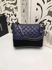 Chanel Gabrielle Blue Handbag - 28×21×9cm - 1