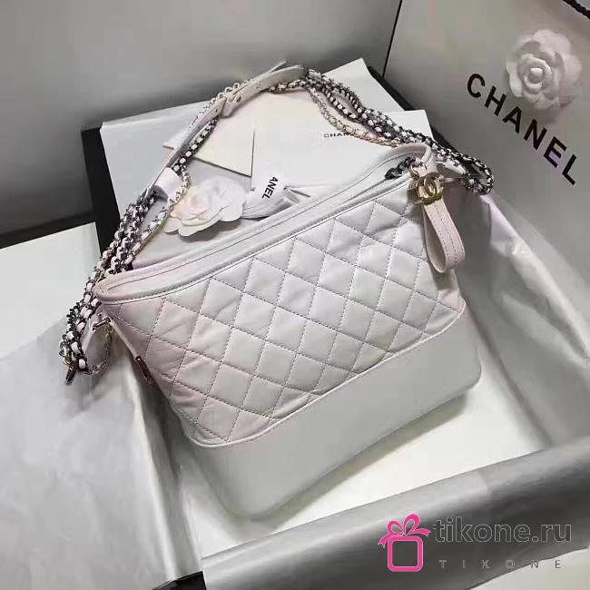 Chanel Gabrielle White Handbag - 28×21×9cm - 1