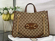 GUCCI 1955 HORSEBIT LARGE TOTE BAG 01 - 1