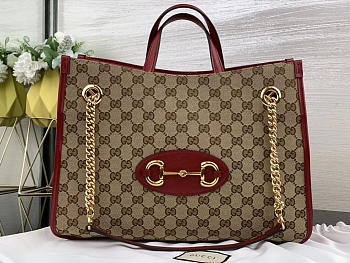 GUCCI 1955 HORSEBIT LARGE TOTE BAG 02