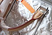 Louis Vuitton Keepall 45 Silver Patent Leather Travel Bag - M40569 – 45x27x20cm - 4