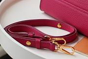 Louis Vuitton Twist One Handle Taurillon Leather Handbag Deep Pink - M57093  –  17x25x11cm - 6