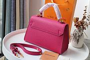 Louis Vuitton Twist One Handle Taurillon Leather Handbag Deep Pink - M57093  –  17x25x11cm - 3