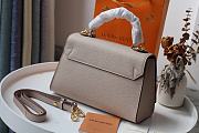 Louis Vuitton Twist One Handle Taurillon Leather Handbag Grey - M57093  –  17x25x11cm - 3