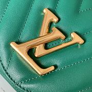 Louis Vuitton Wave V-shaped Quilted Chain Bag Green M58552 - 2