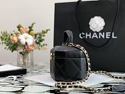 Chanel Handcraft Box Bag Black – 15x10x11cm - 6